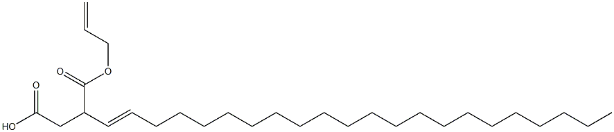3-(1-Docosenyl)succinic acid 1-hydrogen 4-allyl ester 结构式