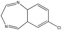 7-Chloro-5a,9a-dihydro-3H-1,4-benzodiazepine 结构式