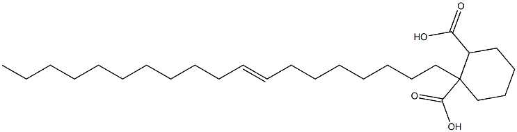 Cyclohexane-1,2-dicarboxylic acid hydrogen 1-(8-nonadecenyl) ester 结构式