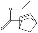 4'-Methylspiro[bicyclo[2.2.1]hept-5-ene-2,3'-oxetan]-2'-one 结构式