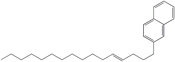 2-(4-Hexadecenyl)naphthalene 结构式
