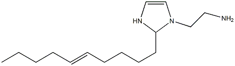 1-(2-Aminoethyl)-2-(5-decenyl)-4-imidazoline 结构式