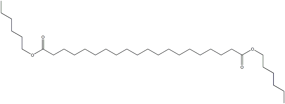 Icosanedioic acid dihexyl ester 结构式