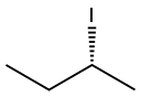 [R,(-)]-2-Iodobutane 结构式