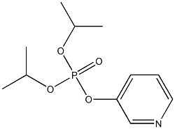 Phosphoric acid diisopropyl 3-pyridyl ester 结构式