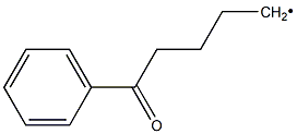 1-Phenyl-1-oxopentan-5-ylradical 结构式