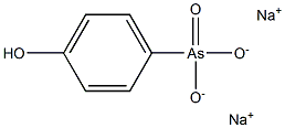 Disodium (p-hydroxyphenyl)arsonate 结构式