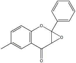 2,3-Epoxy-2,3-dihydro-6-methylflavone 结构式