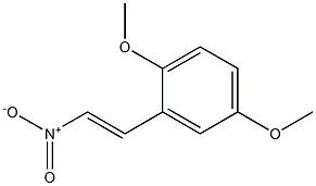 2,5-Dimethoxy-1-[(E)-2-nitroethenyl]benzene 结构式