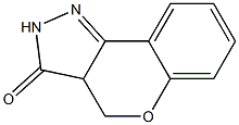 3a,5-Dihydro[2]benzopyrano[4,3-c]pyrazol-3(2H)-one 结构式