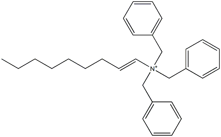 (1-Nonenyl)tribenzylaminium 结构式