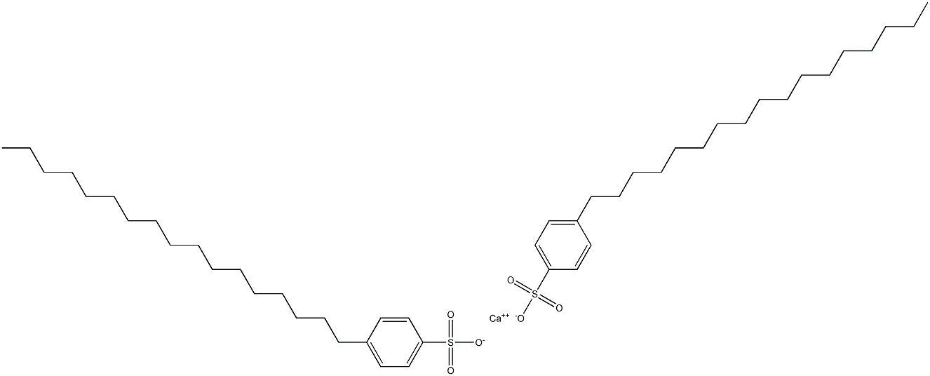 Bis(4-heptadecylbenzenesulfonic acid)calcium salt 结构式