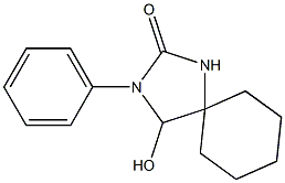 2-Phenyl-1-hydroxy-2,4-diazaspiro[4.5]decan-3-one 结构式