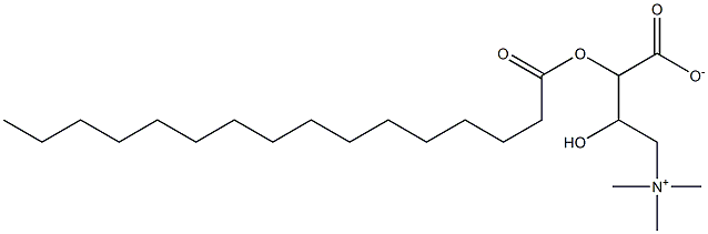 L-Palmitoyloxycarnitine 结构式