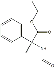 (+)-N-Formyl-2-phenyl-D-alanine ethyl ester 结构式