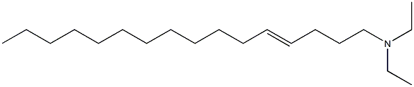 N,N-Diethyl-4-hexadecen-1-amine 结构式