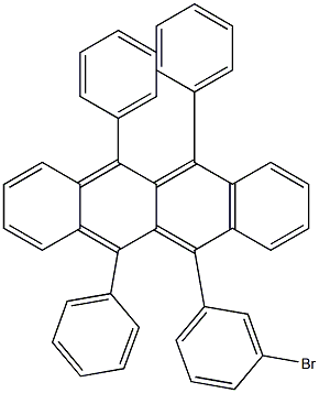 5-(3-Bromophenyl)-6,11,12-triphenylnaphthacene 结构式