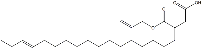 3-(14-Heptadecenyl)succinic acid 1-hydrogen 4-allyl ester 结构式