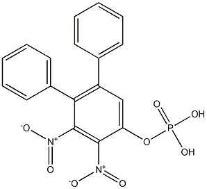 Phosphoric acid diphenyl(2,3-dinitrophenyl) ester 结构式