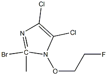 2-Bromo-4,5-dichloro 1-(2-fluoroethoxy)methyl-1H-imidazole 结构式