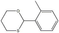 2-(2-Methylphenyl)-1,3-oxathiane 结构式