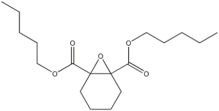 7-Oxabicyclo[4.1.0]heptane-1,6-dicarboxylic acid dipentyl ester 结构式