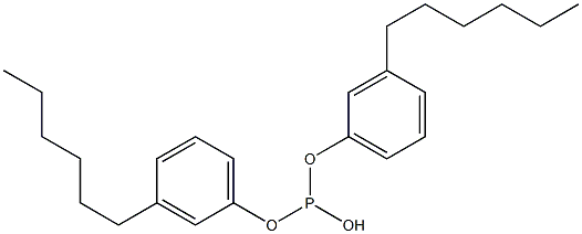 Phosphorous acid di(3-hexylphenyl) ester 结构式