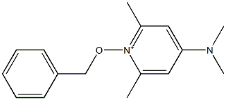 4-(Dimethylamino)-2,6-dimethyl-1-(benzyloxy)pyridinium 结构式