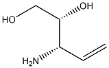 (2R,3S)-3-Amino-4-pentene-1,2-diol 结构式