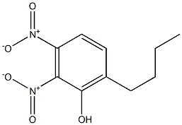 6-Butyl-2,3-dinitrophenol 结构式