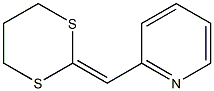 2-(2-Pyridylmethylene)-1,3-dithiane 结构式