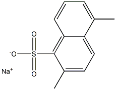 2,5-Dimethyl-1-naphthalenesulfonic acid sodium salt 结构式
