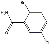 2-Bromo-5-chlorobenzamide 结构式
