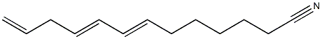 7,9,12-Tridecatrienenitrile 结构式