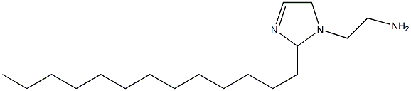 2,5-Dihydro-2-tridecyl-1H-imidazole-1-ethanamine 结构式