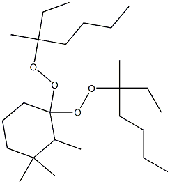 2,3,3-Trimethyl-1,1-bis(1-ethyl-1-methylpentylperoxy)cyclohexane 结构式