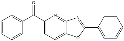 2-(Phenyl)-5-benzoyloxazolo[4,5-b]pyridine 结构式