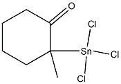 2-[(Trichlorostannyl)(2H2)methyl]cyclohexan-1-one 结构式