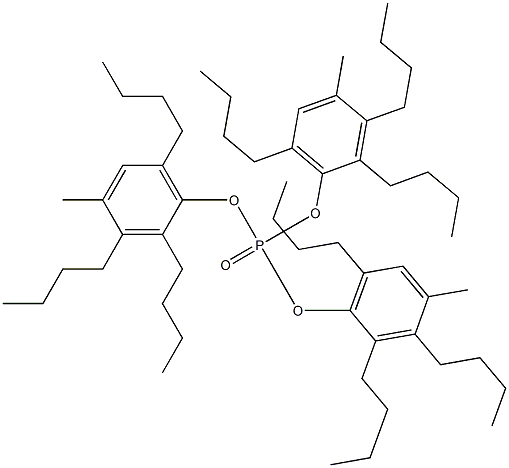Phosphoric acid tris(4-methyl-2,3,6-tributylphenyl) ester 结构式