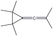 1,1,2,2-Tetramethyl-3-(2-methyl-1-propenylidene)cyclopropane 结构式