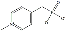 4-Phosphonatomethyl-1-methylpyridinium 结构式