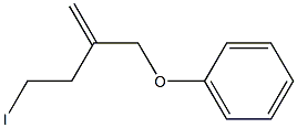 2-Methylene-1-phenoxy-4-iodobutane 结构式