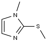 1-Methyl-2-(methylthio)-1H-imidazole 结构式