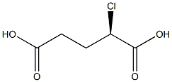 [R,(+)]-2-Chloroglutaric acid 结构式