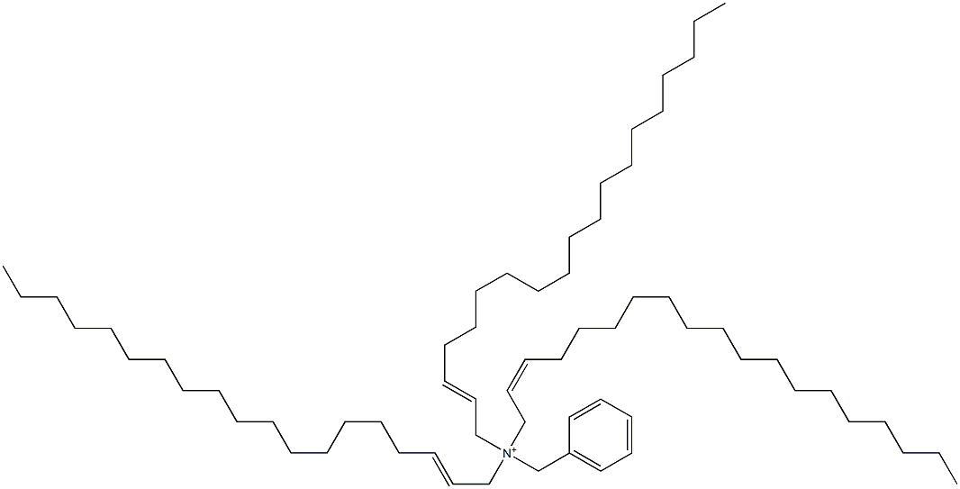 Tri(2-nonadecenyl)benzylaminium 结构式