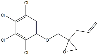 2,3,4,5-Tetrachlorophenyl 2-allylglycidyl ether 结构式
