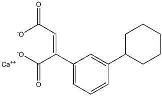 2-(3-Cyclohexylphenyl)maleic acid calcium salt 结构式