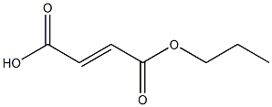 Fumaric acid hydrogen 1-propyl ester 结构式