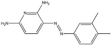 3-[(3,4-Dimethylphenyl)azo]-2,6-pyridinediamine 结构式