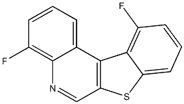 4,11-Difluoro[1]benzothieno[2,3-c]quinoline 结构式